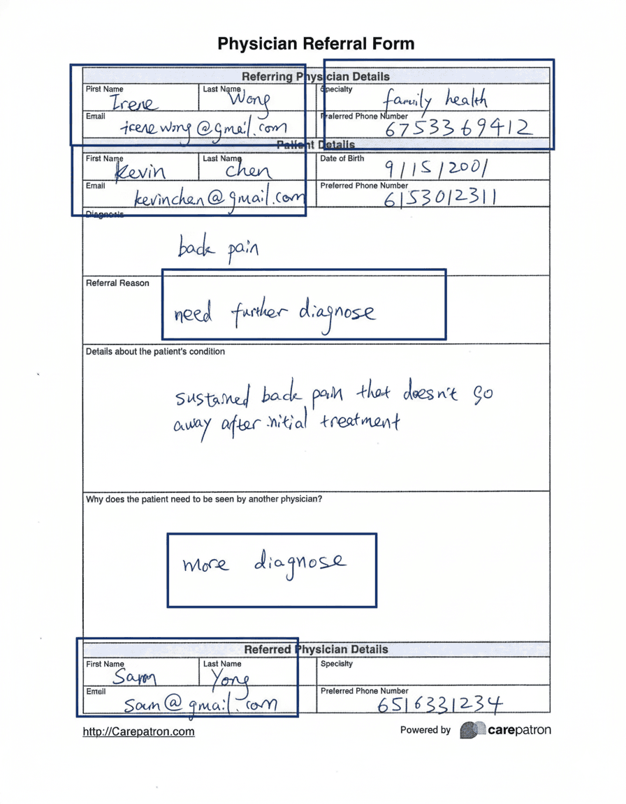 Output comparison reference