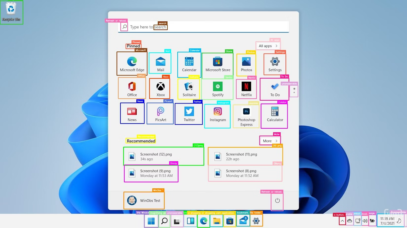 Output comparison reference
