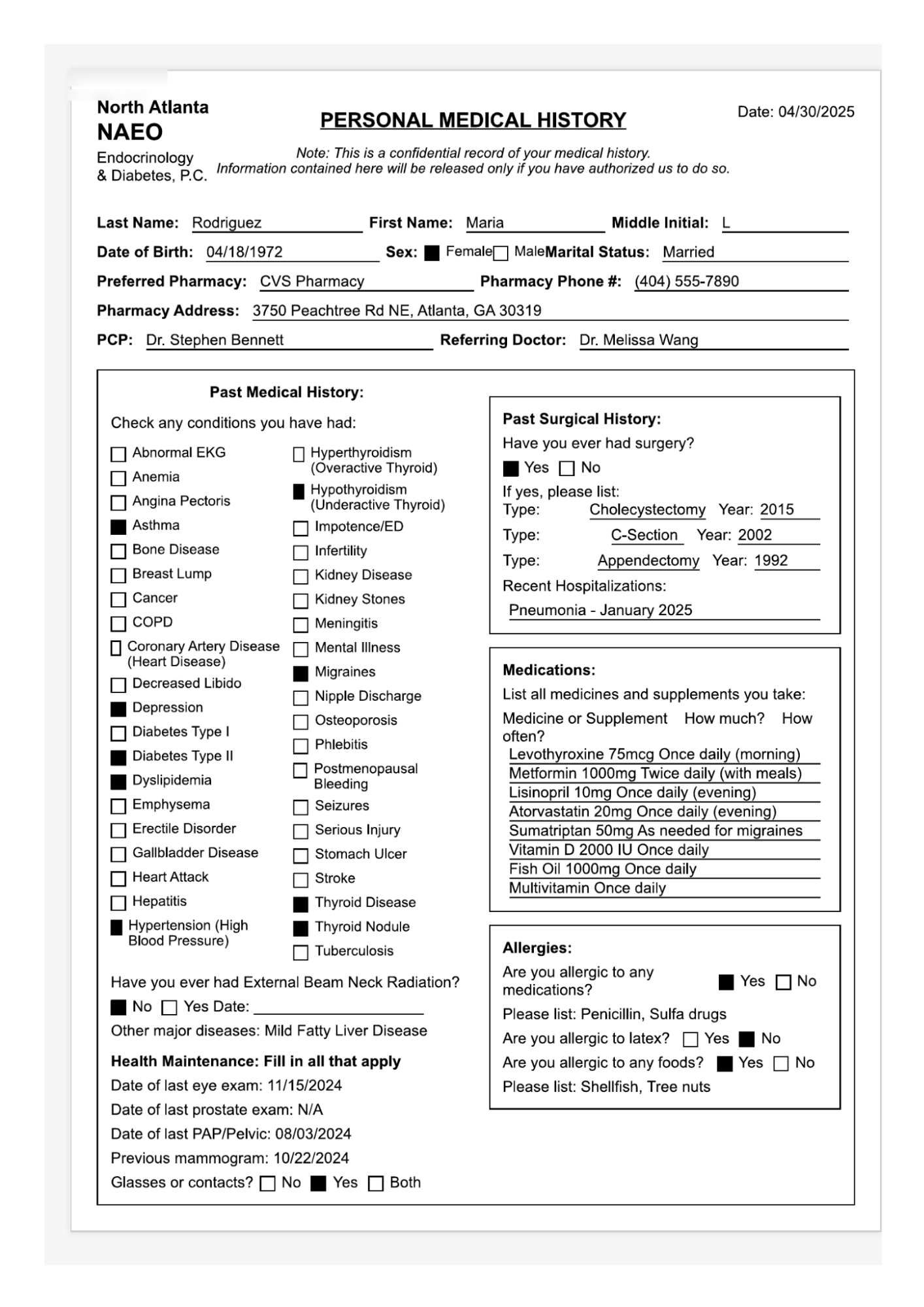 Output comparison reference