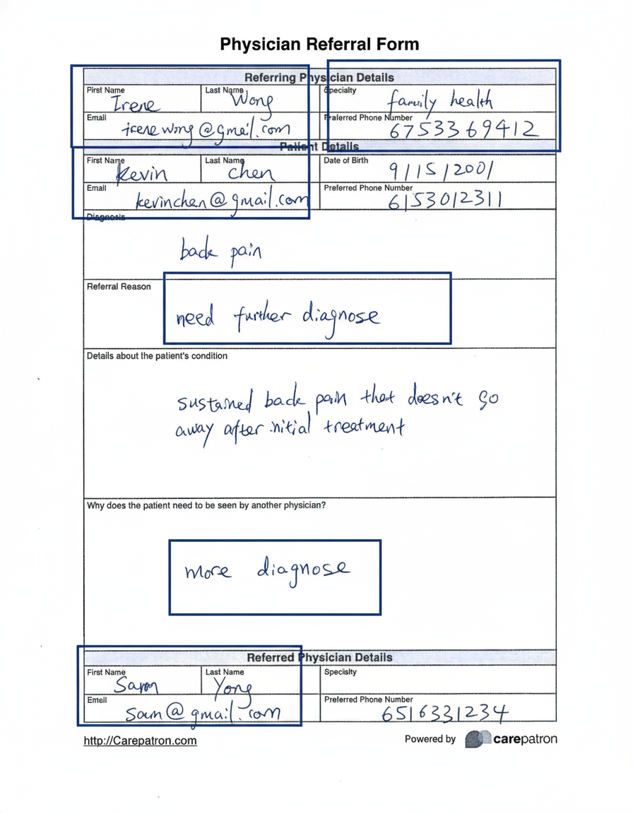Output comparison reference